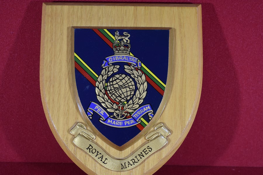 ROYAL MARINES WALL PLAQUE